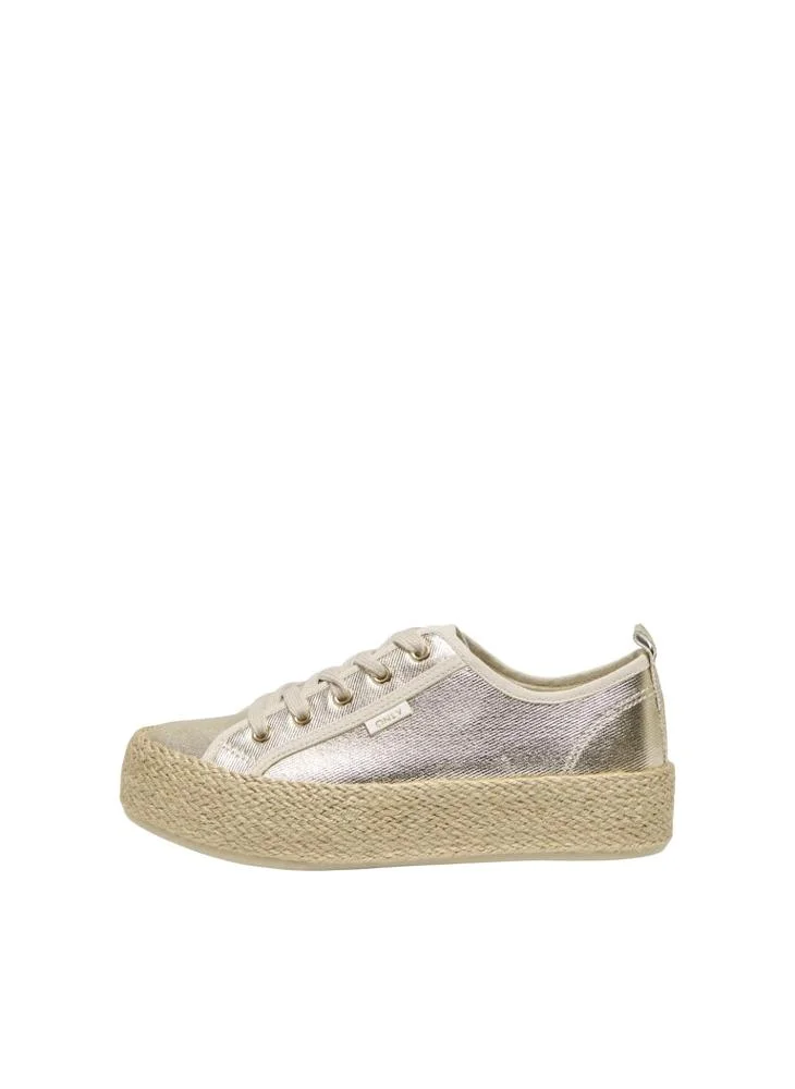 ONLY Onlida-1 Lace Up Espadrille Sneakers