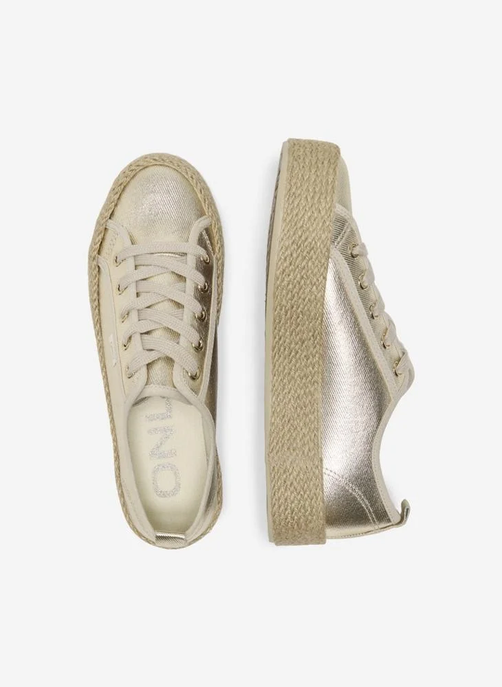 ONLY Onlida-1 Lace Up Espadrille Sneakers