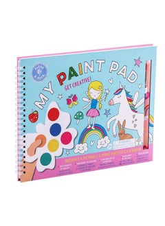 Rainbow Fairy Kids My Painting Pad Set With 8 Pictures, 8 Paint Pallets And A Brush