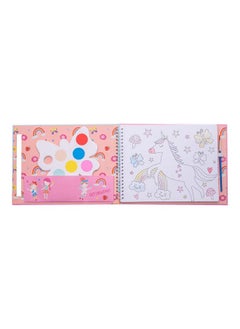 Floss & Rock Rainbow Fairy Kids My Painting Pad Set With 8 Pictures, 8 Paint Pallets And A Brush  - Image 2