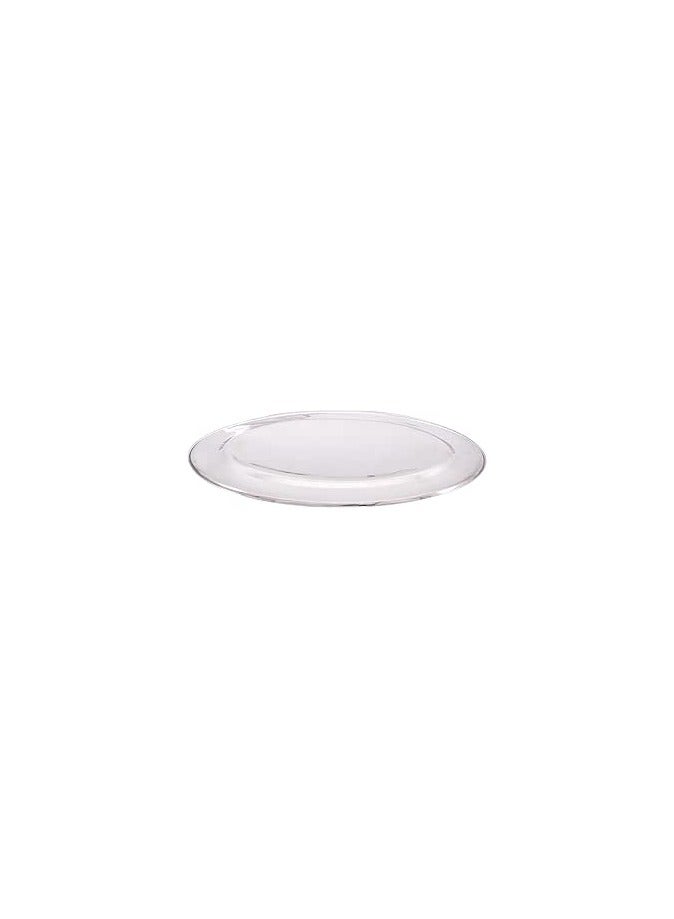 LTR LTR 40cm Oval Platter OP-0754 – Stainless Steel 202, 0.5mm Thick, White Finish 