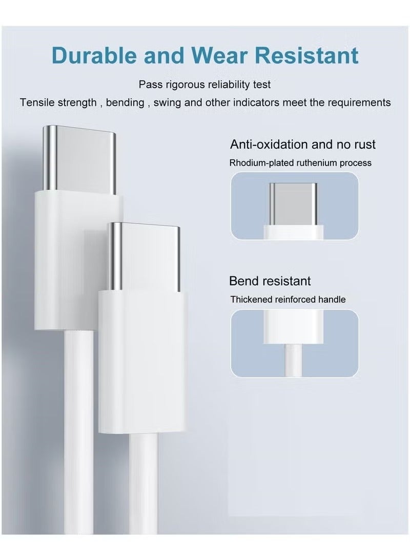 BORTONY iPhone 16 Pro Max/15 Pro Max Charger With USB C Port 35 Watt with 1m iPhone Fast Charging Cable Type C to C for iPhone 16/15 Pro max/15 Pro/15 plus/15, Samsung S24 Ultra and all USB C mobiles / Tabs - Image 5