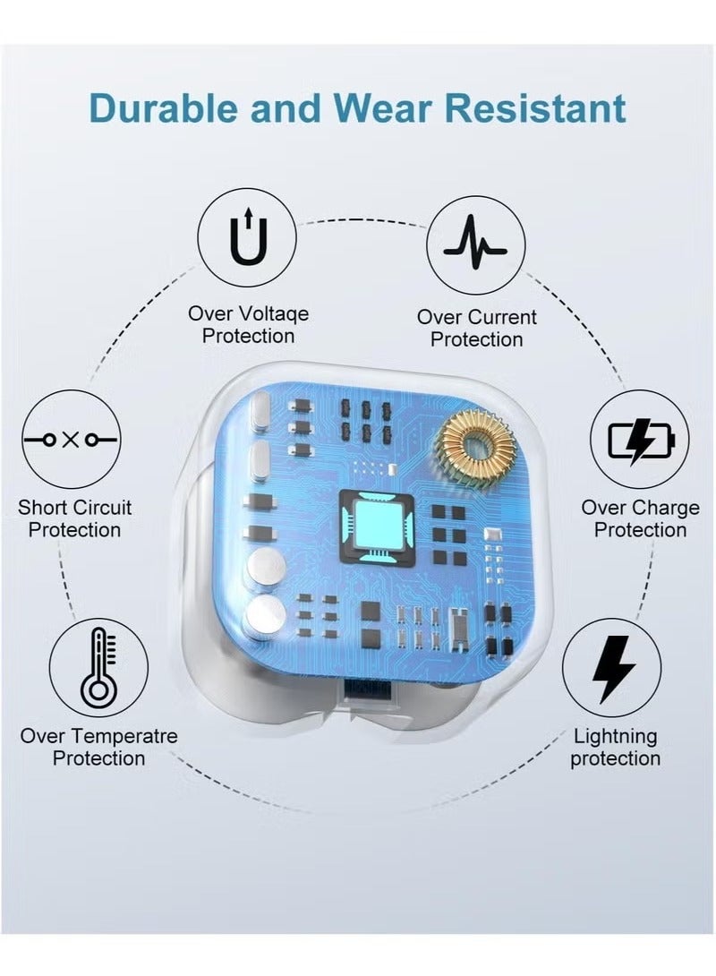 BORTONY iPhone 16 Pro Max/15 Pro Max Charger With USB C Port 35 Watt with 1m iPhone Fast Charging Cable Type C to C for iPhone 16/15 Pro max/15 Pro/15 plus/15, Samsung S24 Ultra and all USB C mobiles / Tabs - Image 4