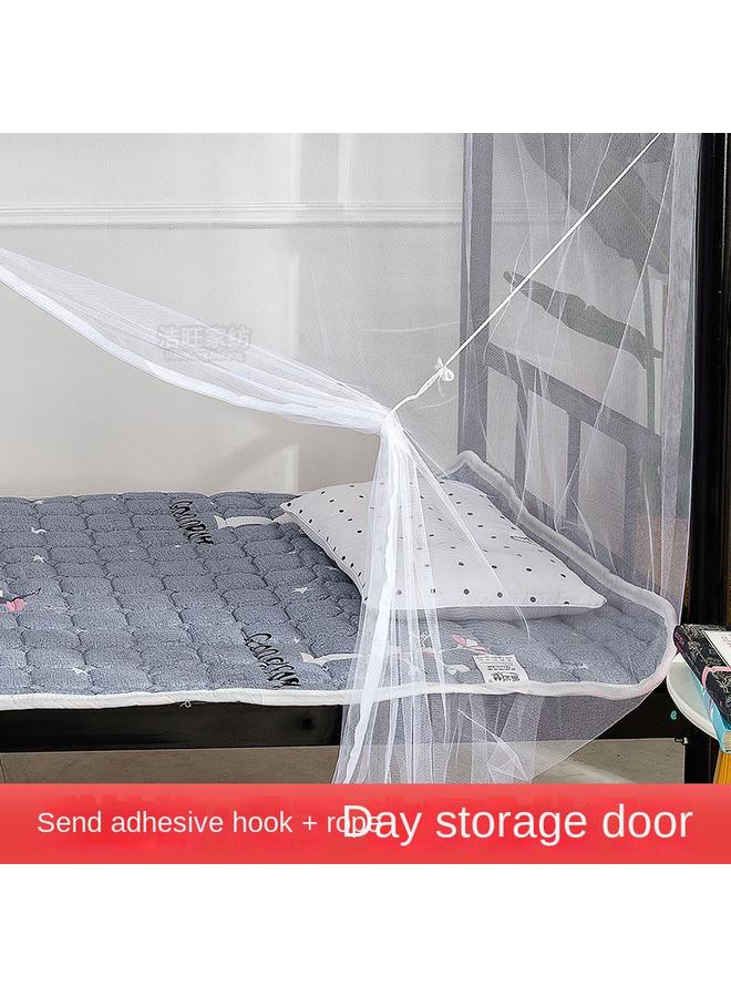Bluejw 9V7T Student Dormitory Mosquito Net 0.9m Bedroom With Zipper Encrypted Square Net 90cm Single 1.2 M 1 - Image 4