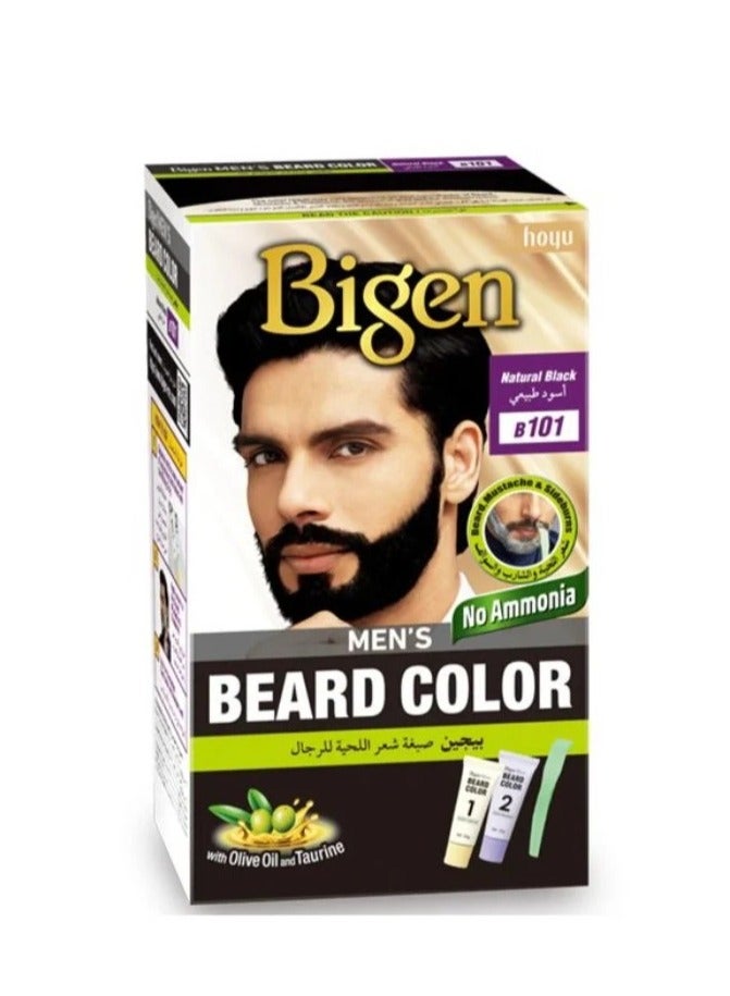 بايجن بيجين صبغة شعر اللحية للرجال أسود طبيعي B101