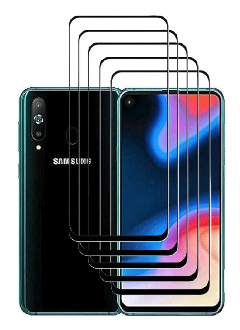 AINA 5 Pieces Tempered Glass Screen Protector 5D Designed For Samsung Galaxy A8s Full Glue Edge to Edge Full Screen Coverage And Bubble Free - Image 1