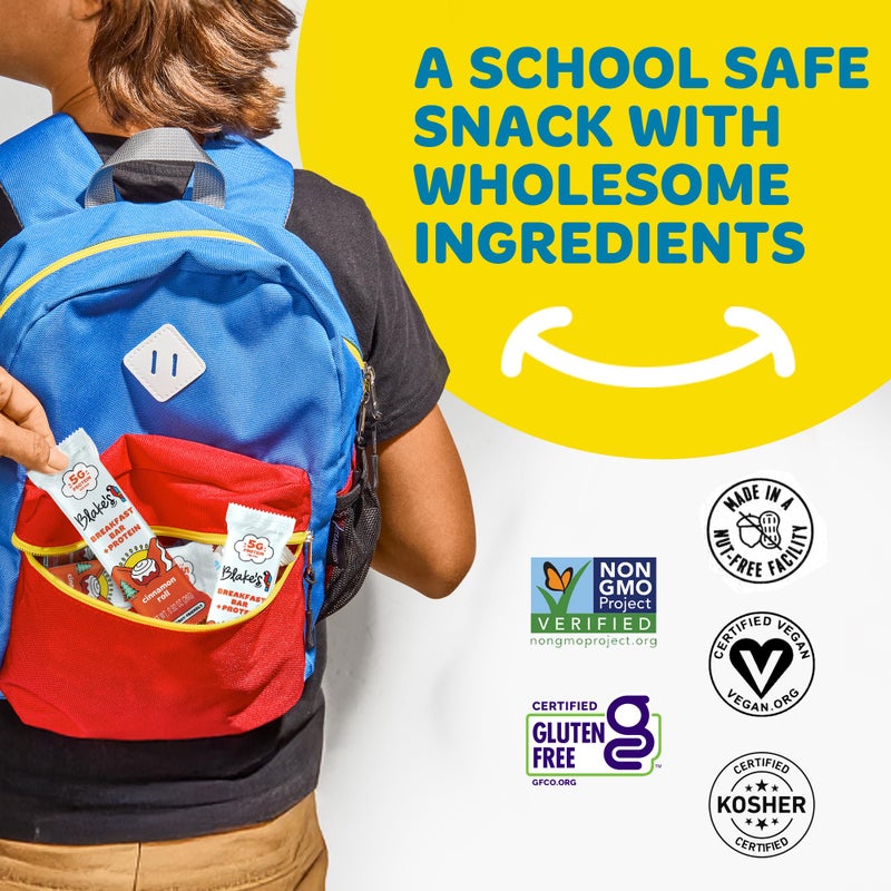 Blake's Seed Based Breakfast Bars with Protein - Variety Pack (24 Count), 5g Clean Plant-Based Protein, Gluten Free, Nut Free, Dairy Free & Vegan, Healthy Snacks for Kids or Adults, School Safe - Image 3