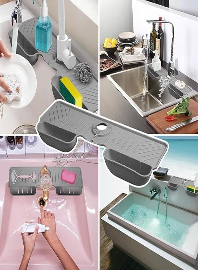 GNOLY Multipurpose Kitchen Cleaning Accessories Storage - Sink Tap Sponge Organizer for Kitchen, Wash Basin - Image 4