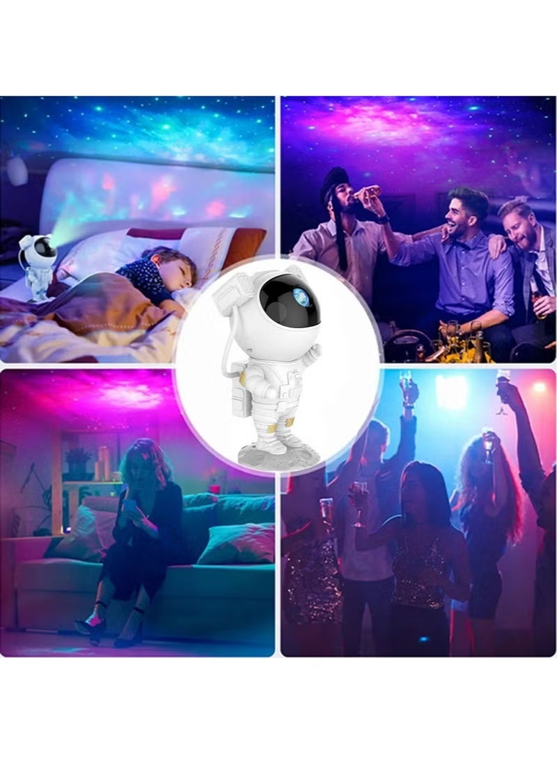 نيوترل مصباح LED مزخرف بزخارف مستوحاة من رواد الفضاء / مصباح زخرفي، عرض سماء مرصعة بالنجوم، ملحق مغناطيسي يدور 360 درجة، تجربة غامرة لمشاهدة المجرة في غرفة النوم (أبيض) - Image 5