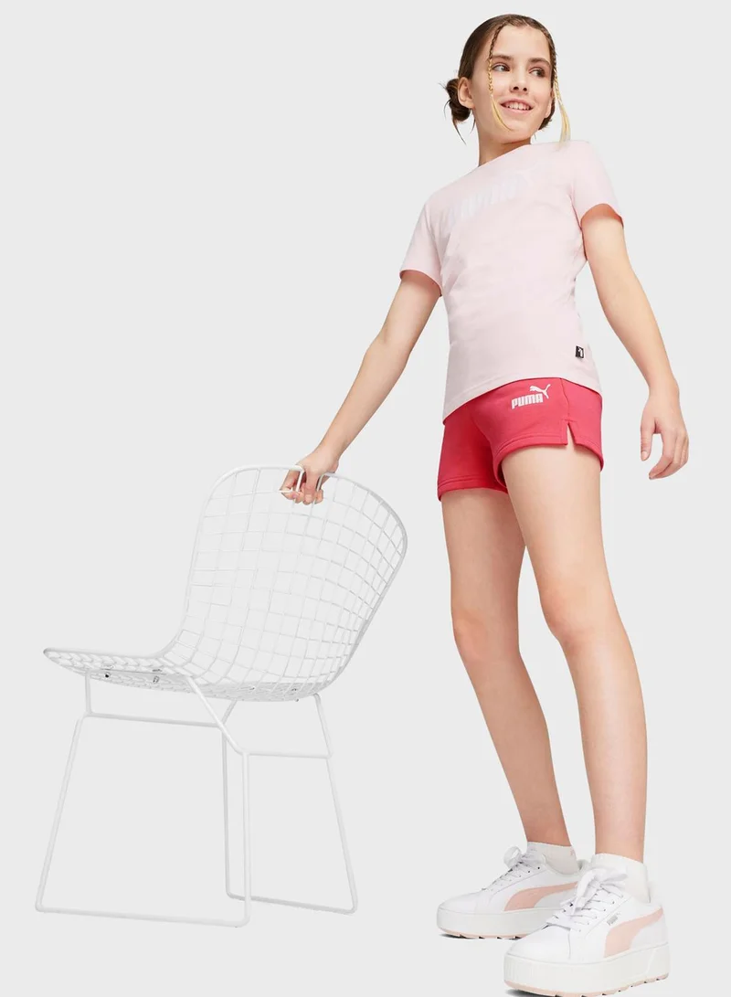 PUMA Kids Logo T-Shirt & Shorts Set