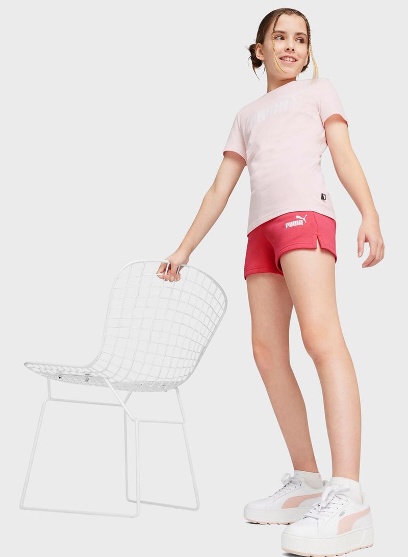 PUMA Kids Logo T-Shirt & Shorts Set - Image 3