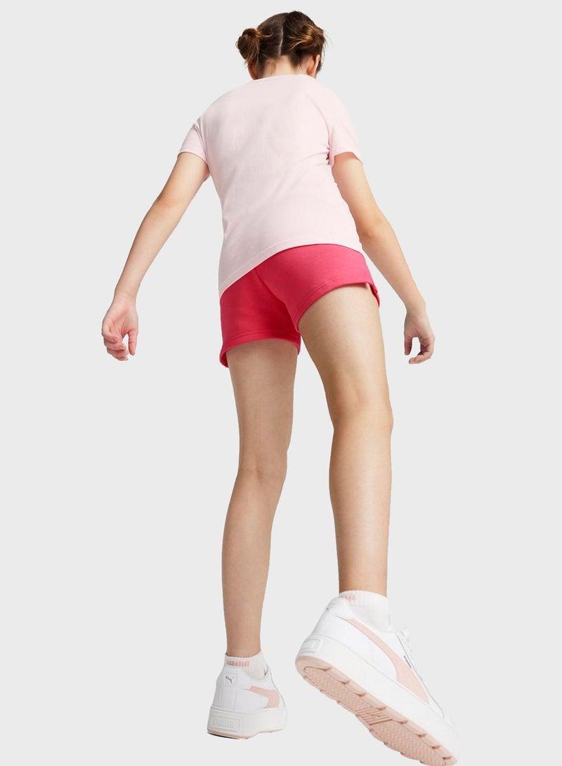 PUMA Kids Logo T-Shirt & Shorts Set - Image 2