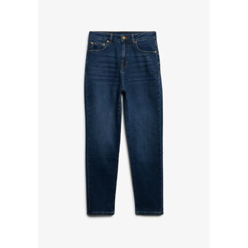 Superdry  Organic Cotton High Rise Mom Jeans for Women | Best Price UAE