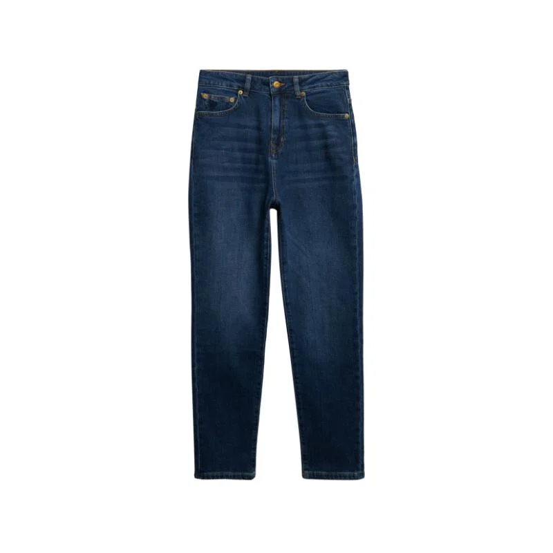 Superdry  Organic Cotton High Rise Mom Jeans for Women | Best Price UAE