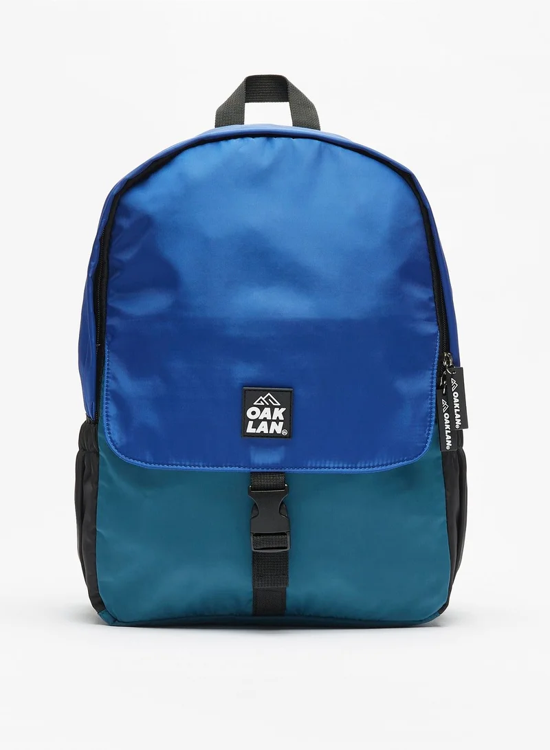 شو اكسبرس Boys Logo Embossed Backpack with Adjustable Shoulder Straps