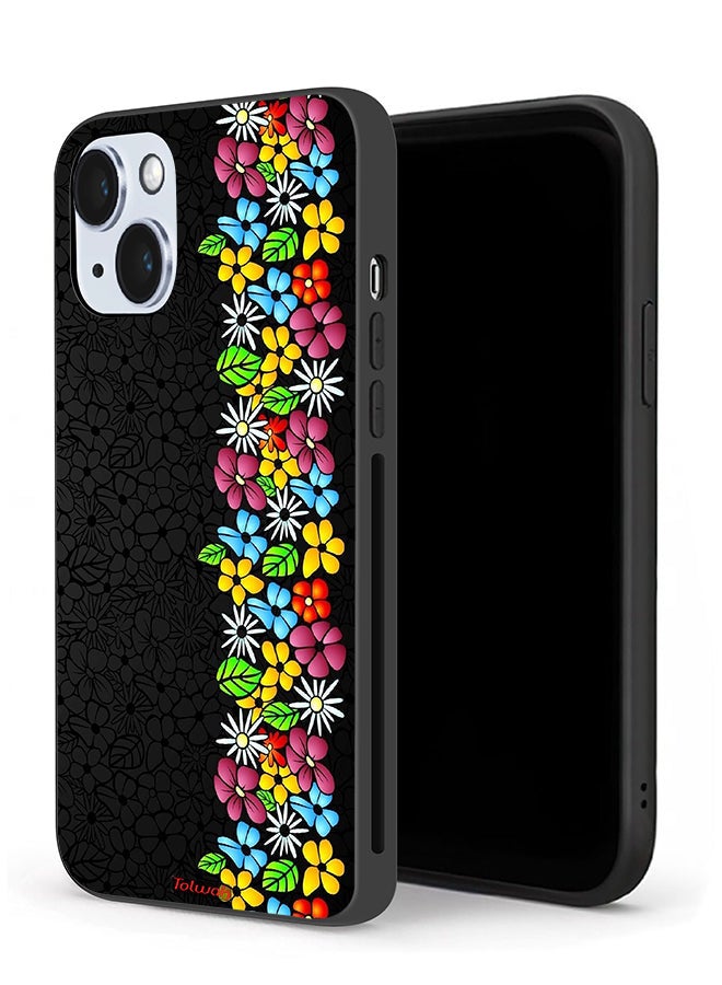 Tolwak Apple iPhone 14 Plus Protective Case Flowers Line - Image 1