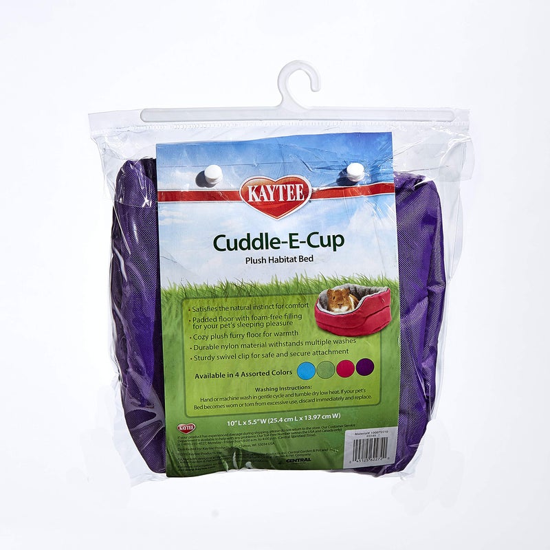 Kaytee Super Sleeper Cuddle-E-Cup Bed for Pet Guinea Pigs, Rats, Chinchillas and Other Small Animals - Image 3