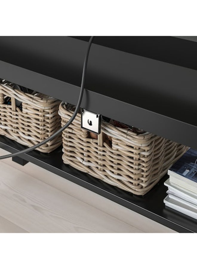 Lack Tv Bench, Black, 90X26X45 Cm