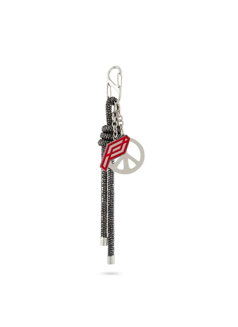 Peace Chain Logo Keychain