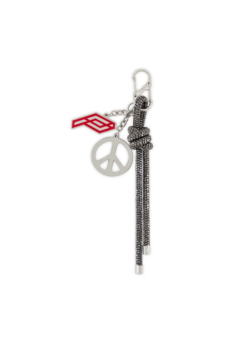 Prince Politique Grey Peace Chain Logo Keychain  | Best Price UAE