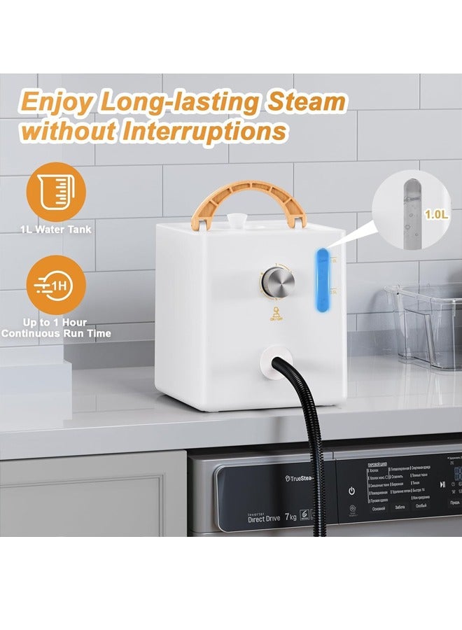 Sharpdo Steam Cleaner Powerful Multipurpose Portable Steamer for Floors, Cars, Furniture, Grout, Handheld Steamer with 8 Accessories, Multi-Surface Tools Included to Remove Dirt, Grime, Grease, and More - Image 4