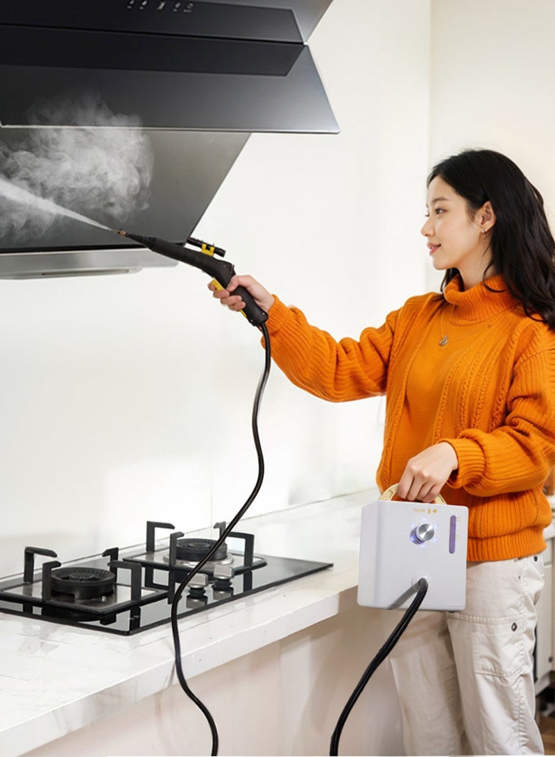 Sharpdo Steam Cleaner Powerful Multipurpose Portable Steamer for Floors, Cars, Furniture, Grout, Handheld Steamer with 8 Accessories, Multi-Surface Tools Included to Remove Dirt, Grime, Grease, and More - Image 1