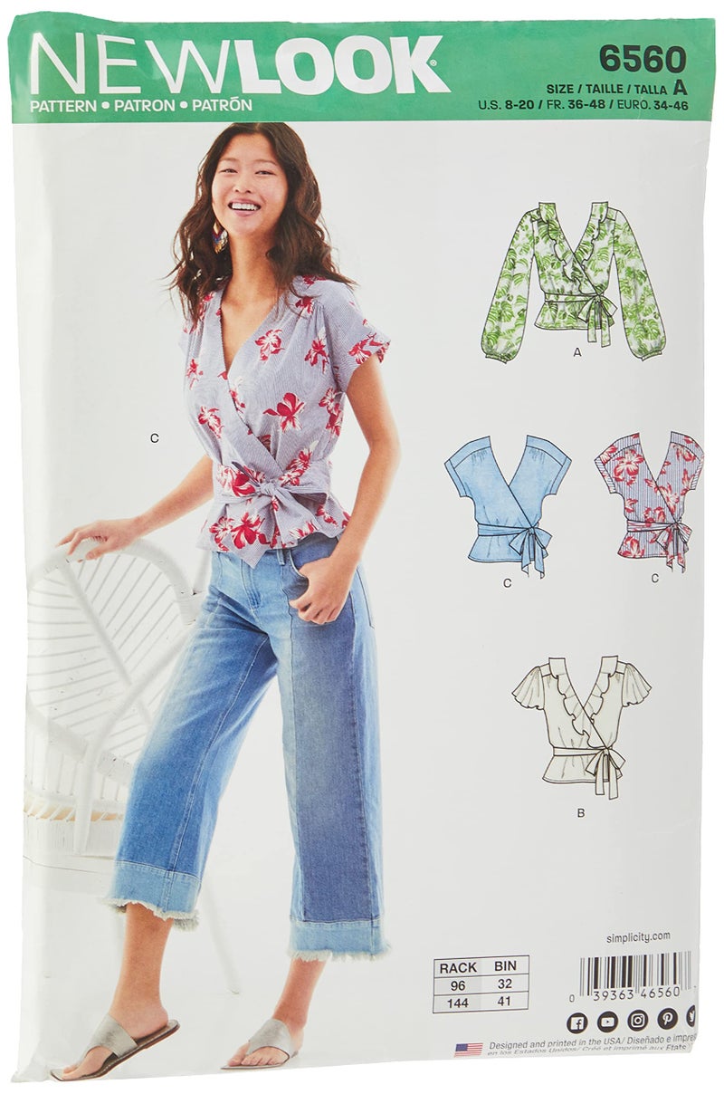 New Look Sewing Pattern Paper White Multicolour