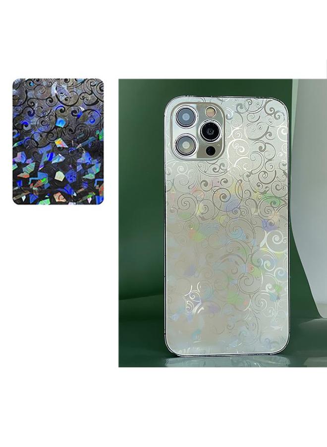 erorex Case For iPhone 13 Pro Colorful Transparent Sticker Phone Back Film with Side Film - Image 2