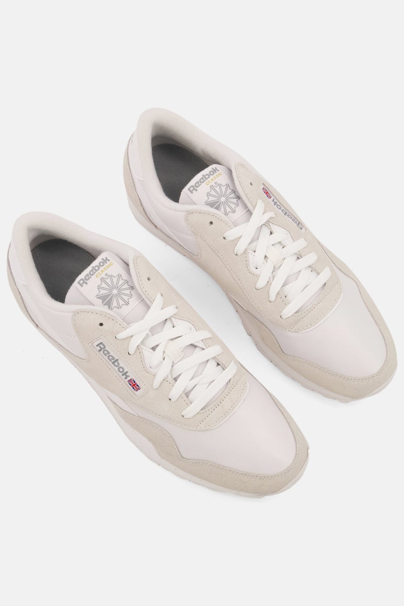 Reebok Men Cl Nylon Lace Up Running Shoes, White  - Image 4