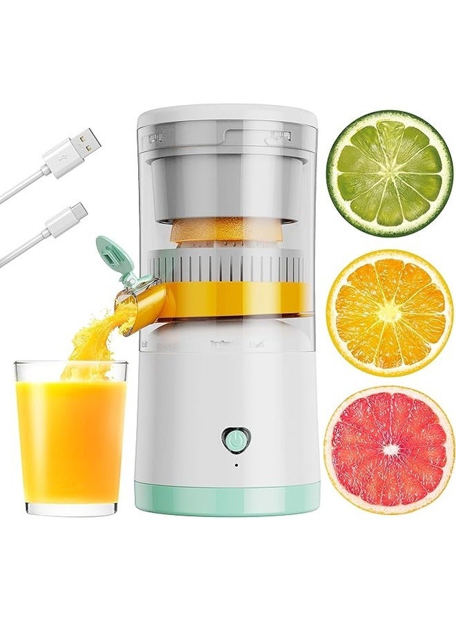 Electric Citrus Juicer, Hands-Free Portable USB Charging Powerful Electric Juicer Cordless Fruit Juicer, Multi functional 1-Button Easy Press Lemon Orange Squeezer  - Image 1