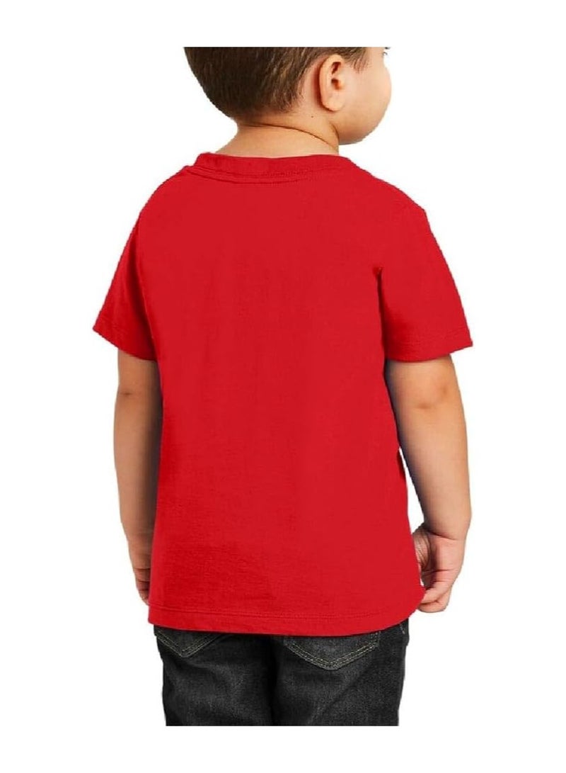 PRINTSHOP4ME Kids I LOVE UAE Tshirts for Celebrating National Day Round Neck Tshirt for Unisex UAE Design Printed Tshirt for Boys and Girls Everyday Wear Short Sleeve Printed Kids T shirt - Image 3