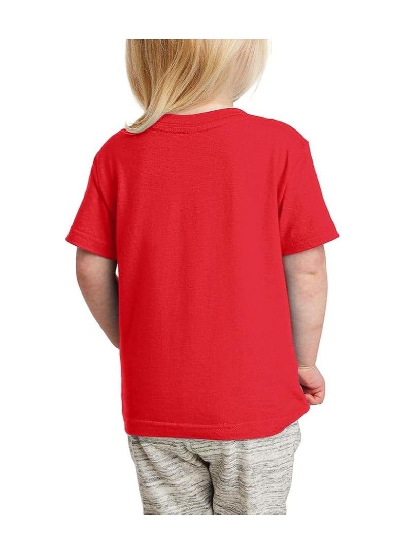 PRINTSHOP4ME Kids I LOVE UAE Tshirts for Celebrating National Day Round Neck Tshirt for Unisex UAE Design Printed Tshirt for Boys and Girls Everyday Wear Short Sleeve Printed Kids T shirt - Image 2