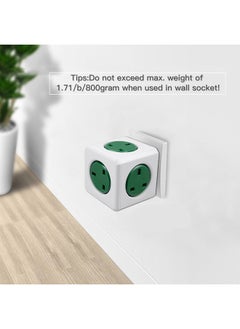Allocacoc PowerCube Original 5 Sockets Green  - Image 3