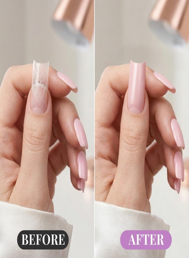 Hzopcw 50pcs Silk Nail Wrap Kit, Fiberglass Broken Natural Nail Extension Wraps, Silk Wrap Protector Repair Kit for Reinforce Extender DIY Home Use Salon- White - Image 5