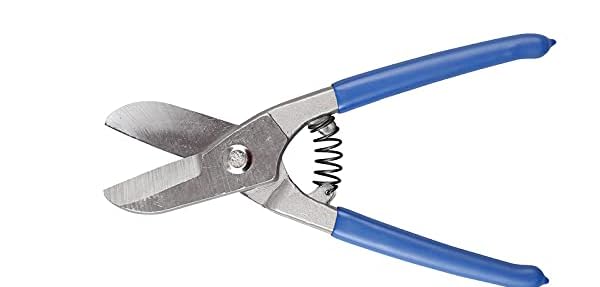 EastmanTin Cutter ETC300 Tinman s Snips 12 inch 300mm E2255 Blue Handle Fully Drop Forged Alloy Steel Full Polished Head Dipped Sleeve Handle with Cutting Capacity For Iron Sheet pack of 1  - Image 3