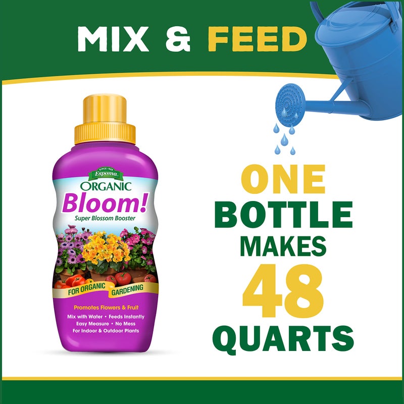 Espoma Organic Bloom! 16-Ounce Concentrated Plant Food â€“ Plant Fertilizer and Bloom Booster for All Flowering Plants. Promotes Vigorous Growth and Blooming - Image 5
