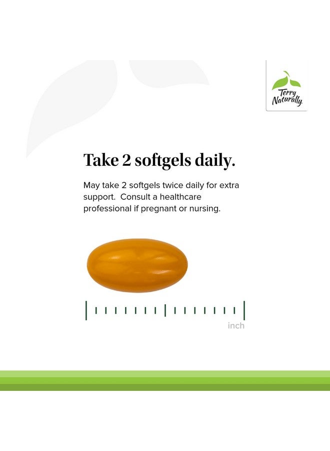 Terry Naturally CuraMed Brain - Dietary Supplement to Support Clarity & Focus - Brain Health Supplement with Curcumin & Turmeric Essential Oil to Aid Concentration - 60 Softgels (2 Pack) - Image 4