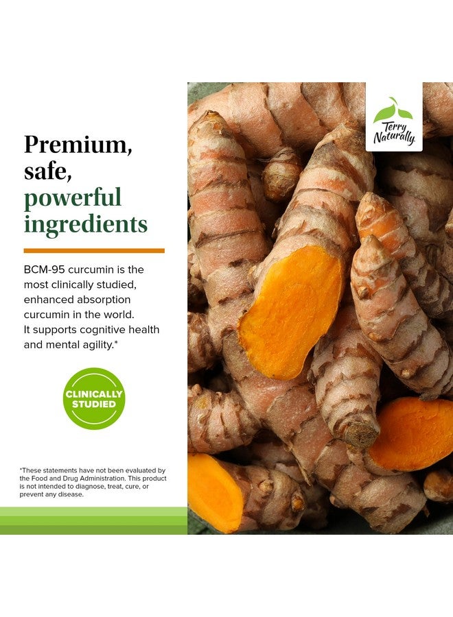 Terry Naturally CuraMed Brain - Dietary Supplement to Support Clarity & Focus - Brain Health Supplement with Curcumin & Turmeric Essential Oil to Aid Concentration - 60 Softgels (2 Pack) - Image 5