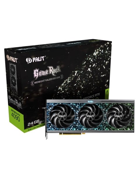 NVIDIA GeForce RTX™ 4090 GameRock 24GB GDDR6X,Graphics Card, ARGB SYNC,16384 CUDA Cores, 2520 MHz Boost Clock, 21Gbps, 384bits Interface, PCI Gen 4, DP 1.4ax3, HDMI 2.1a x 1 | NED4090019SB-1020G