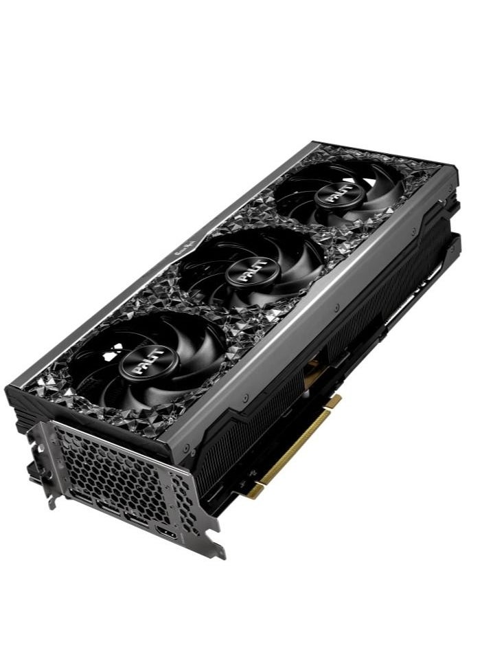 Palit - NVIDIA GeForce RTX™ 4090 GameRock 24GB GDDR6X,Graphics Card, ARGB SYNC,16384 CUDA Cores, 2520 MHz Boost Clock, 21Gbps, 384bits Interface, PCI Gen 4, DP 1.4ax3, HDMI 2.1a x 1 | NED4090019SB-1020G - Image 1