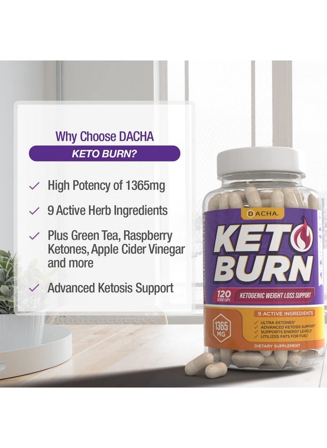 DACHA - Extreme Keto Burn Advantage 1365 Mg Ultra Fast Keto Boost Pure Pills 9 Ketosis Natural Herbs Manage Cravings Fast Utilize Fat For Energy Perfect Exogenous Ketones Slim Diet Garcinia Cambogia - Image 1