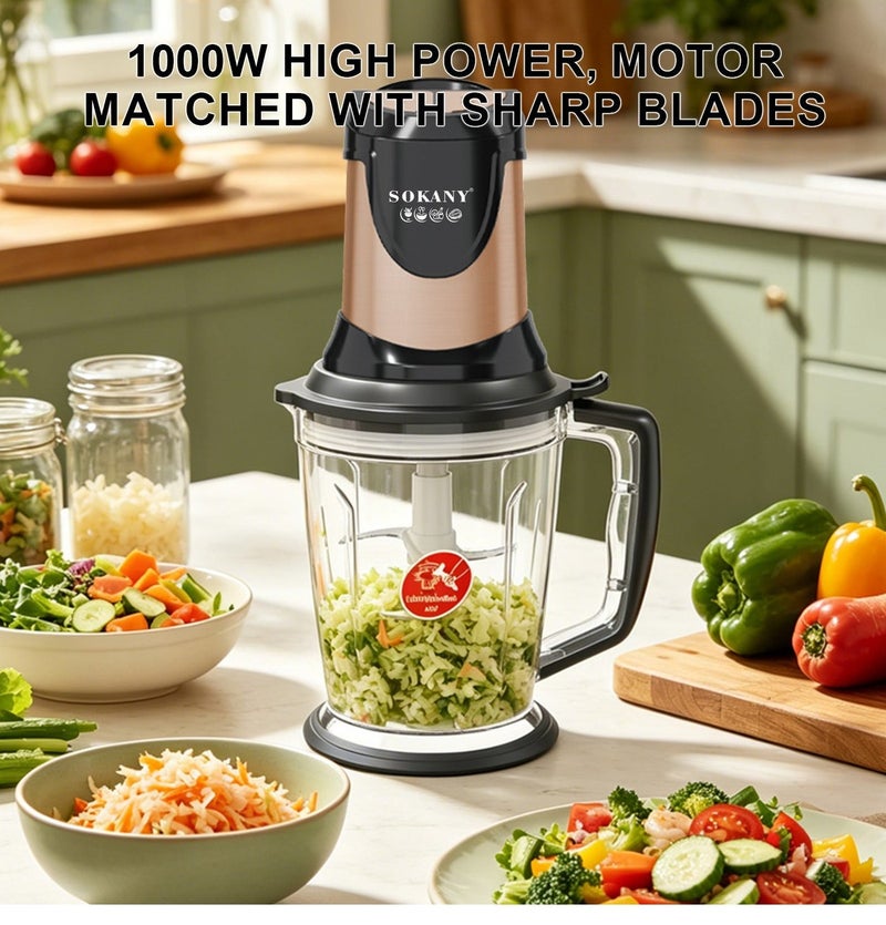 Sokany Acrylic Kibbeh 2 Liter 1000 Watt SK-7039N - Image 2
