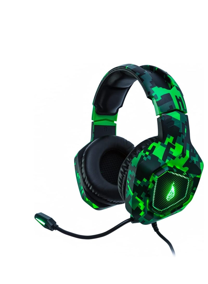 SureFire 48821 Skirmish Gaming Headset I Headset PC ; Playstation I Gaming Kopfhörer I 390g I mit Stereo 2.0-Sound und LED-Beleuchtung I Headset Gaming I... - Image 1