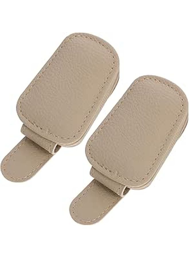 Auto Visor Sunglasses Holder Clip 2 Pack Easy Install Multi Purpose Car Accessory - Image 1