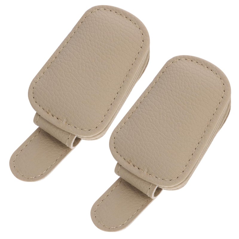Auto Visor Sunglasses Holder Clip 2 Pack Easy Install Multi Purpose Car Accessory - Image 2