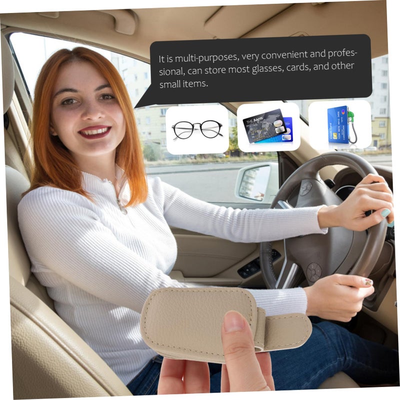 Auto Visor Sunglasses Holder Clip 2 Pack Easy Install Multi Purpose Car Accessory - Image 4
