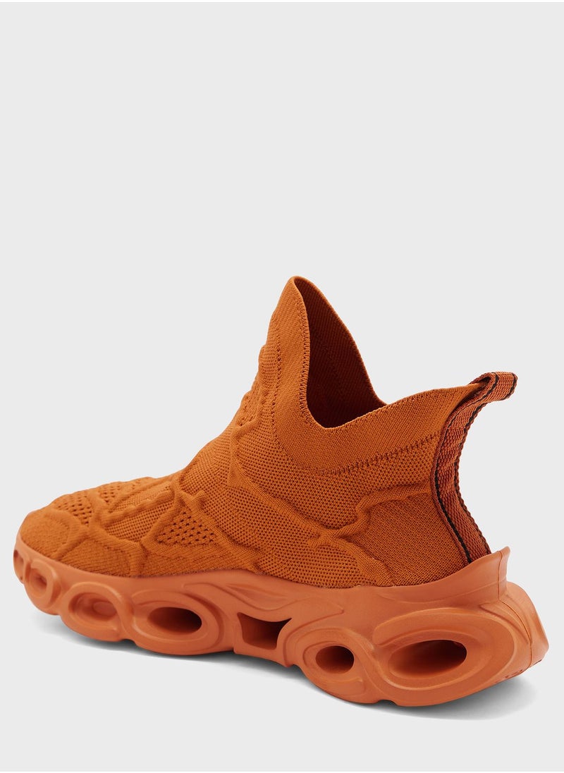 Seventy Five - Knitted Pull On Sneakers - Image 1