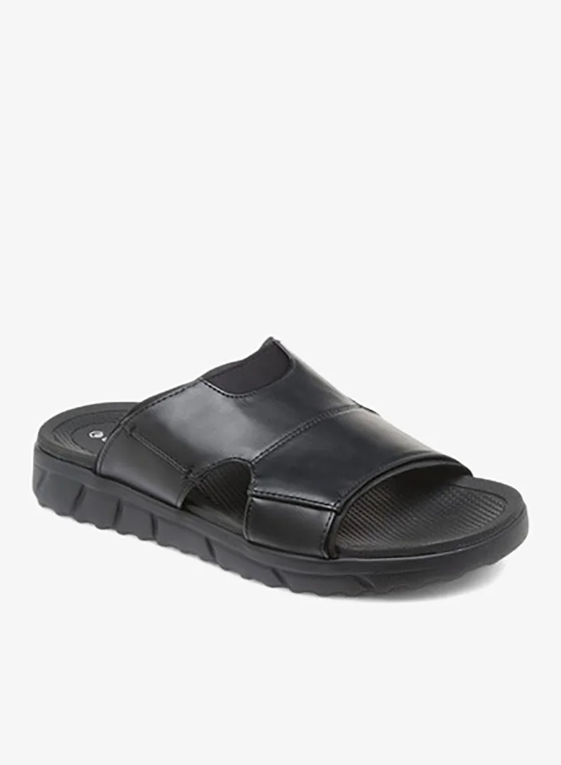 Le Confort Men Solid Slip-On Comfort Sandals