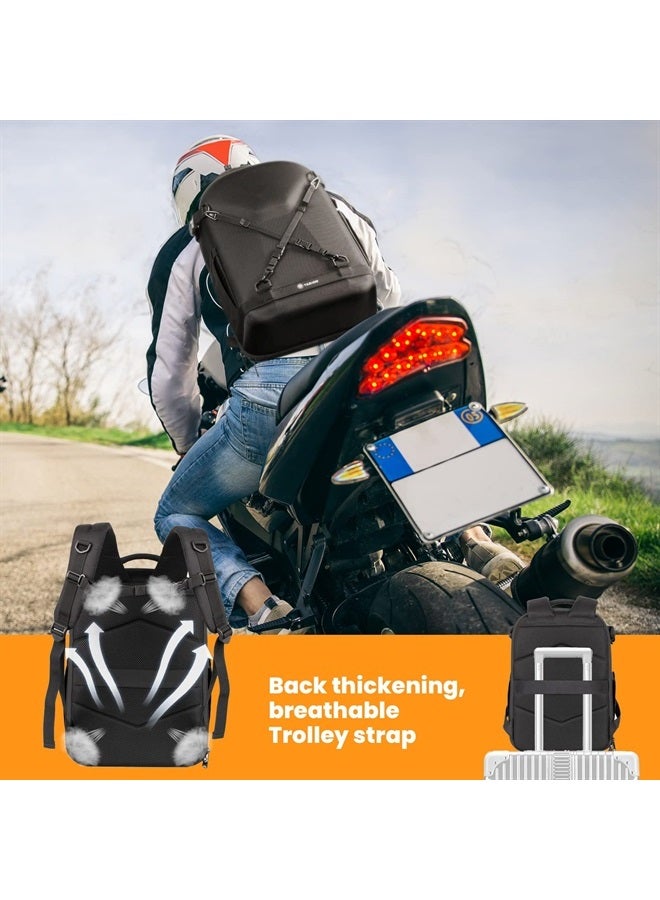 TARION Camera Backpack Hardshell DSLR Camera Bag 3-side Hard Case Photography Backpack with Waterproof Raincover Laptop/Tripod Compartment for Men Women Photographers Black - Image 2