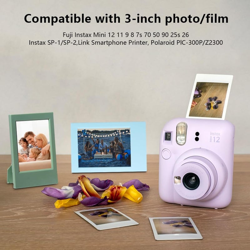 Ukontagood 16 Pack 2x3 Picture Frame for Fujifilm Instax Mini Polaroid Film, 8 Colors Mini Picture Frames with Stand, 3 Inch Polaroid Picture Frame for Home & Office Tabletop Display - Image 2